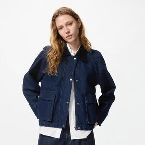 UNIQLO Barn Short Jacket in Denim